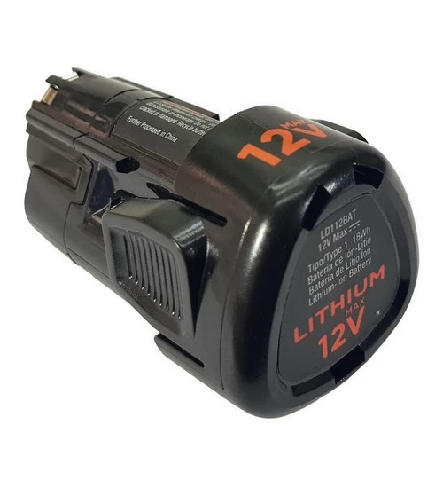 Bateria de Lítio Íon 12 Volts 1,5A MAX P LD112 Bivolt - BLACKDECKER-LD112BAT-BR